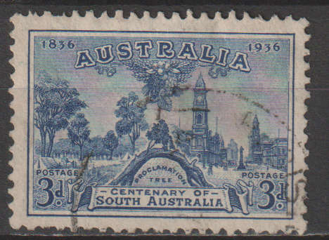 AUSTRALIA 1936 The 100th Anniversary of South Australia ULH SG 162