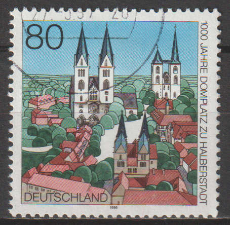 GERMANY 1996 The 1000th Anniversary of the Cathedral Square in Halberstadt ULH SG 2702