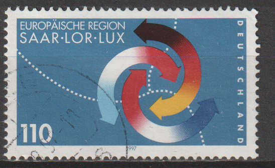 GERMANY  1997 The European Sar-Lor-Lux Area ULH SG 2819