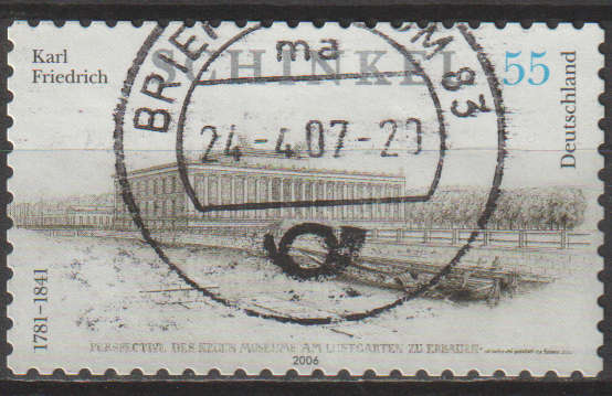 GERMANY 2006 The 255th Anniversary of the Birth of Karl Friedrich Schinkel, 1781-1841 ULH SG 3407A