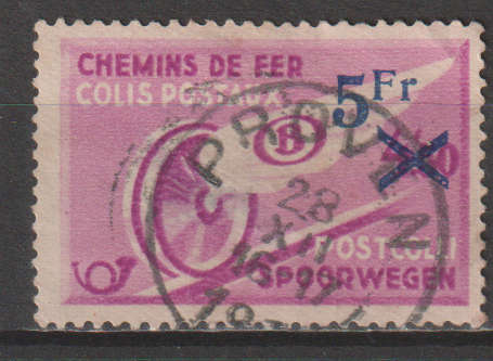BELGIUM RAIWAY PARCEL STAMP ULH