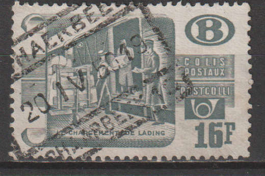 BELGIUM RAIWAY PARCEL STAMP ULH