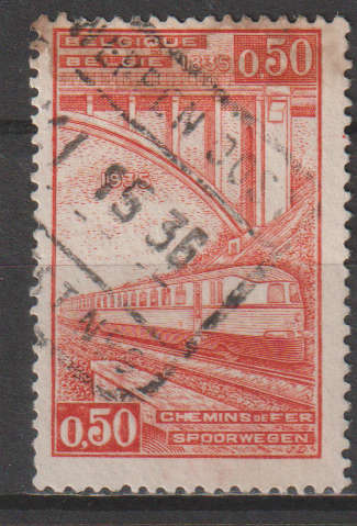 BELGIUM RAIWAY PARCEL STAMP ULH