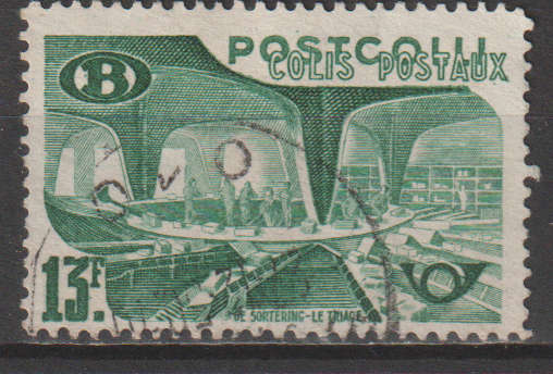 BELGIUM RAIWAY PARCEL STAMP ULH