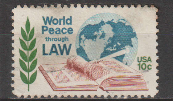 USA  1975 World Peace Through Law ULH SG 1575