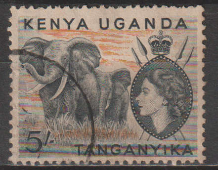 KUT  1954 Queen Elizabeth II and Landscapes ULH SG 175