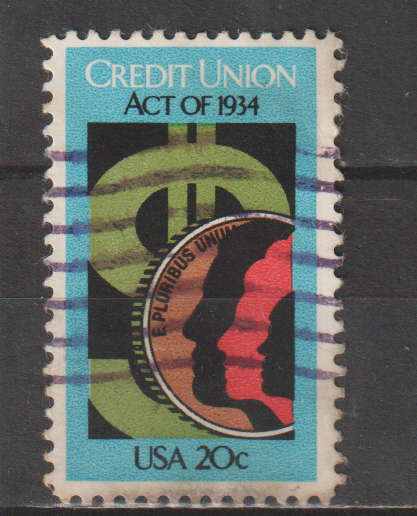 USA  1984 the 50th Anniversary of Credit Union Act ULH SG 2072
