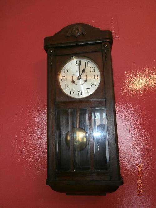 VERY OLD WALL CLOCK close to 100years old if not older