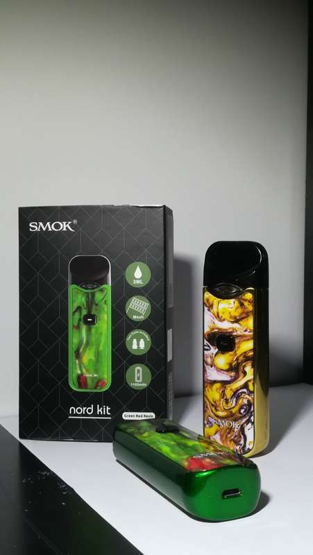 * 2x SMOK Nord Premium Vape led light E.cig BUNDLE 2 devices + 100ml vape liquid