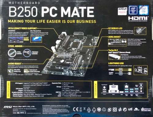 MSI B250 PC Mate