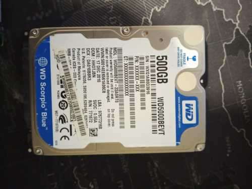 Laptop Hard drive 500gb