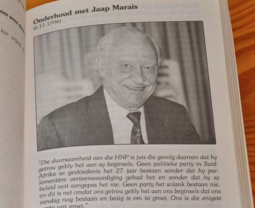 REGUIT Gesprekke o.a. met Viljoen VF, Marais HNP, Hartzenberg KP, Ratte 32 Battalion TOP CONDITION