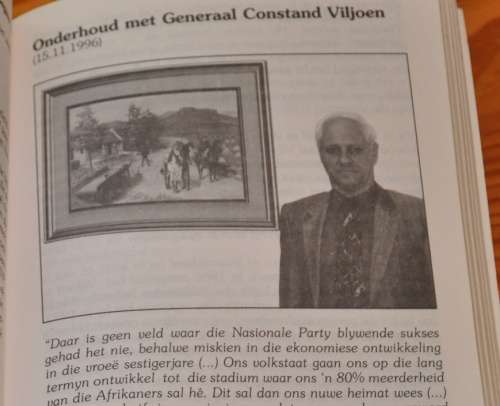 REGUIT Gesprekke o.a. met Viljoen VF, Marais HNP, Hartzenberg KP, Ratte 32 Battalion TOP CONDITION