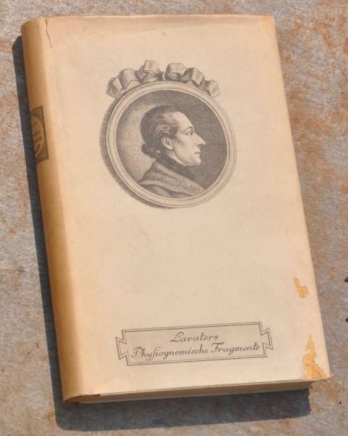 LAVATERS PHYSIOGNOMISCHE FRAGMENTE (1948) first edition, issued under U.S. occupation law in Germany