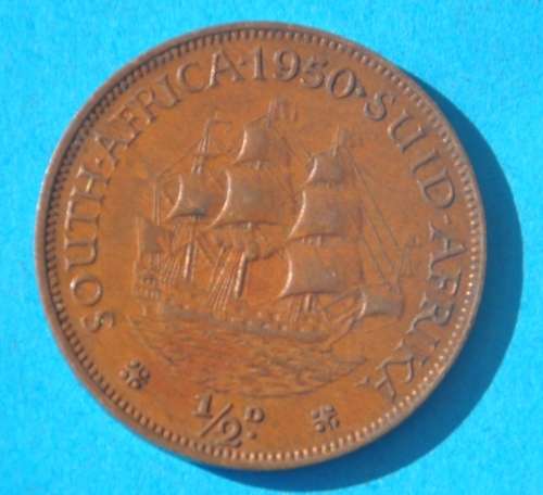 HALF PENNY 1950 - CONDITION - numismatic collectible @ R1 Auction / No Reserve