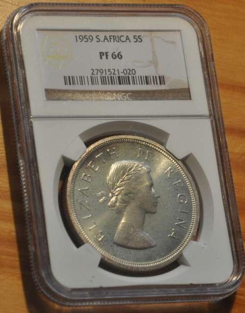 1959 5S (Crown) graded by NGC PF 66