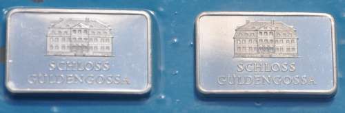 GERMAN 1 OUNCE SILVER by Geiger Edelmetalle Germany - SEALED - your bid per bullion bar