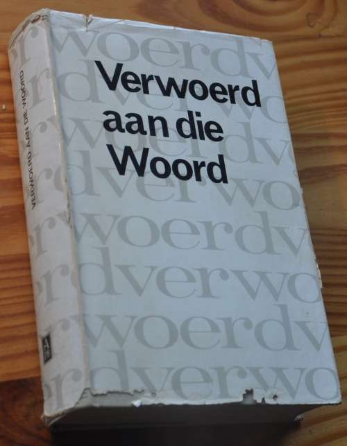 VERWOERD AAN DIE WOORD - demanding Africana collectible