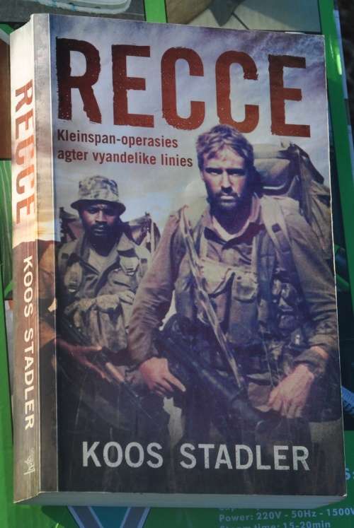RECCE (in Afrikaans) - popular Africana/Militaria/SWA collectible