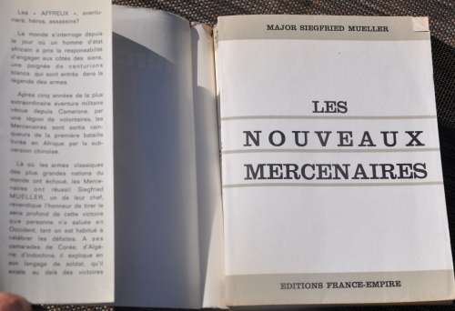 LES NOUVEAUX MERCENAIRES signed by Siegfried Müller - brilliant AFRICANA/MILITARIA collectible