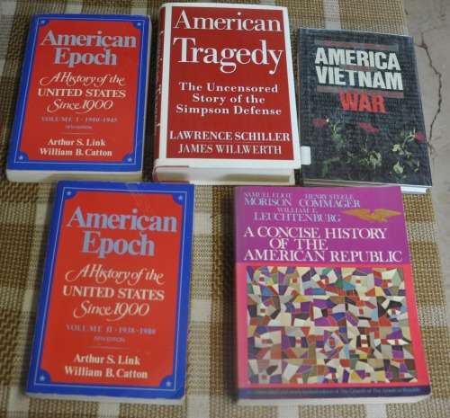 NICE JOB LOT OF COLLECTIBLE NON-FICTION BOOKS ON HISTORY OF THE USA view photo and read text