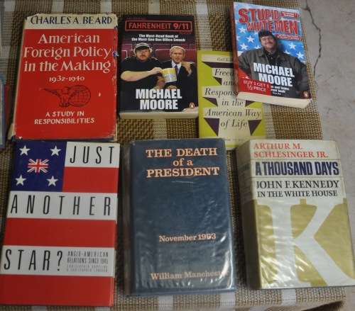 NICE JOB LOT OF COLLECTIBLE NON-FICTION BOOKS ON HISTORY OF THE USA view photo and read text
