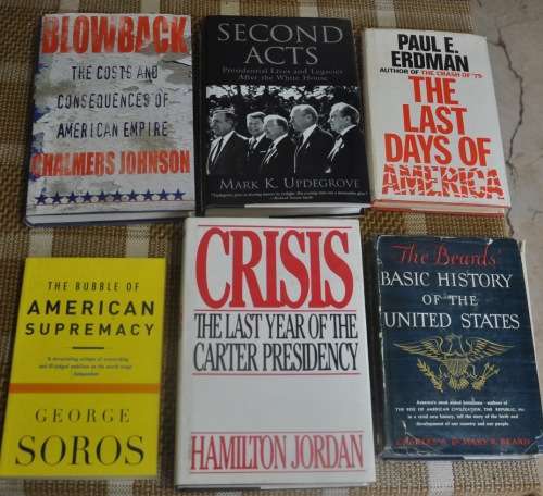 NICE JOB LOT OF COLLECTIBLE NON-FICTION BOOKS ON HISTORY OF THE USA view photo and read text