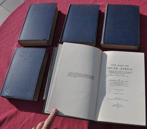 THE RISE OF SOUTH AFRICA by G.E. Cory , volumes I-VI - complete set - VERY RARE!