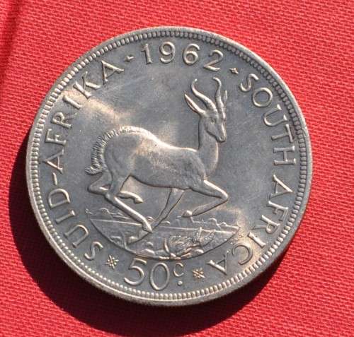50 CENTS 1962 CROWN 50% Silver 5S - *numismatic opportunity and lucrative investment* aUNC