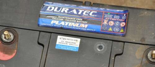 7 COMMERCIAL BATTERIES Duratec Willard Energizer 12V 100-105Ah - PICK UP ONLY