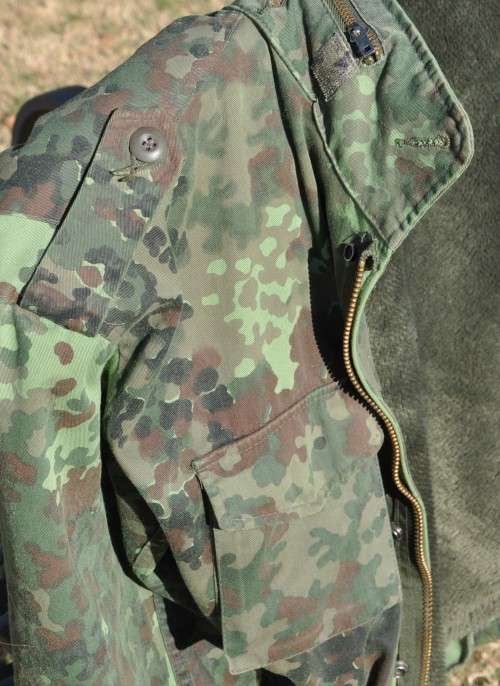 GERMAN ARMY COMBAT JACKET - ORIGINAL PROTOTYPE  first sample of camouflage (Waffen-SS alike)