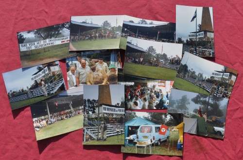 13 ARCHIVE PHOTOS from the Nordbruch-Collection on AWB / EUGENE TERRE'BLANCHE Paardekraal 1986
