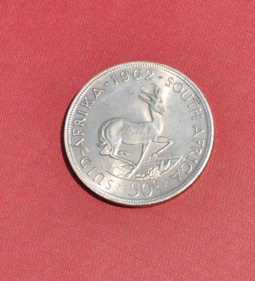 50 CENTS 1962 CROWN 50% Silver 5S - *numismatic opportunity and lucrative investment* BRILLIANT UNC