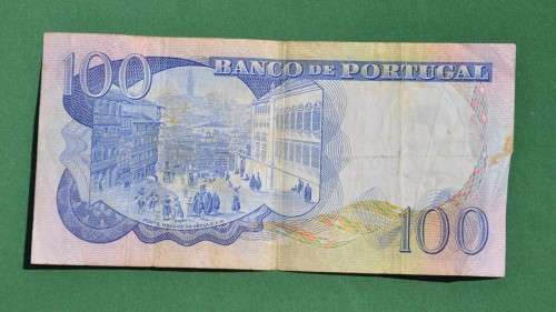 PORTUGAL 100 Escudos 1965, prefix CHH ***VF***