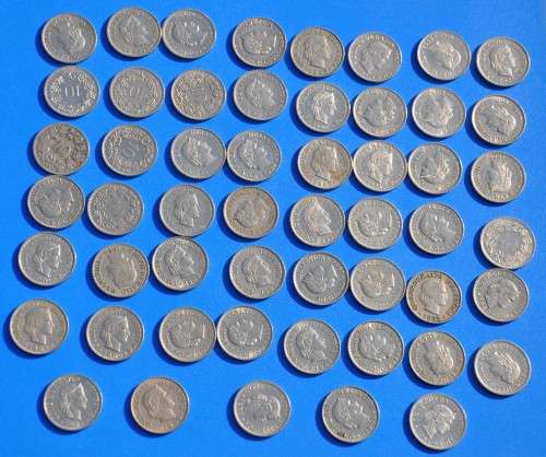 SWITZERLAND - 53 SWISS 10 RAPPEN various dates and conditions - your bid for all