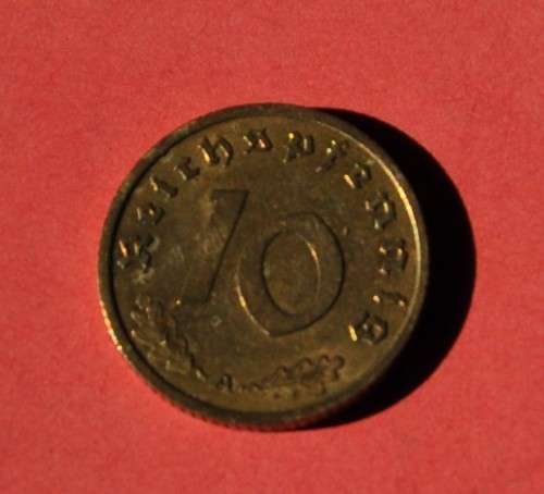 GERMANY 10 Reichspfennig 1939 A ***EF*** DEUTSCHES REICH