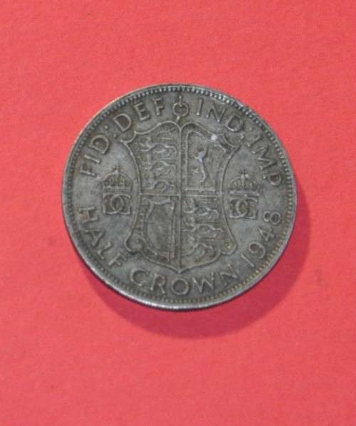 UNITED KINGDOM Half Crown 1948 - almost EF