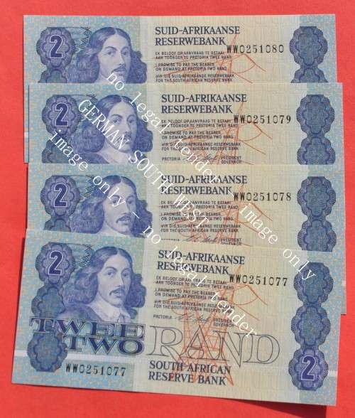R2 1990, prefix WW, A/E, CL Stals, 1st (and only) issue ***UNC*** 3 consecutive replacement notes