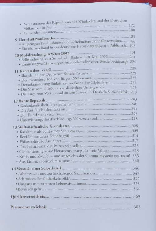 STACHEL IM FLEISCH Autobiography by German-born SA historian Claus Nordbruch & GERMANY BLEEDING DRY