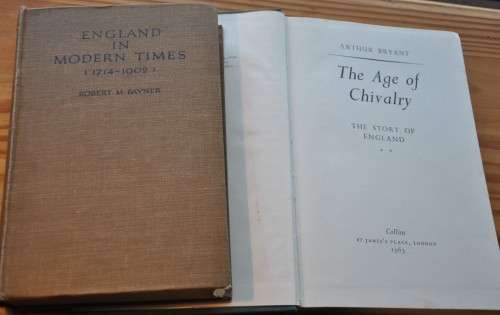 Rare joblot on BRITISH AND ENGLISH HISTORY, late 19th to early 20th century, 6 antiquarian books