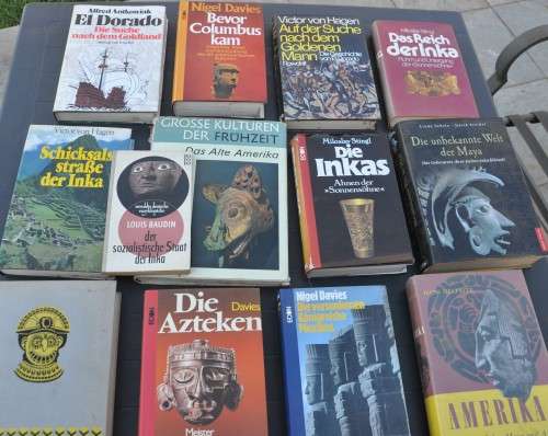 Rare collection on INCAS, AZTECS & MAYAS, superb collectibles in German, in total 13 books