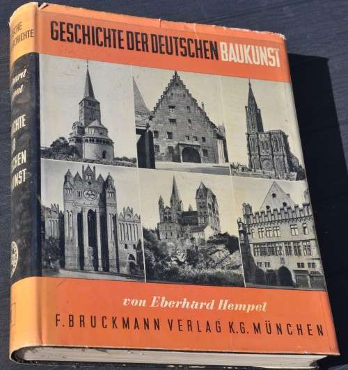 DEUTSCHE BAUKUNST (1956) stunning antiquarian book on German architecture