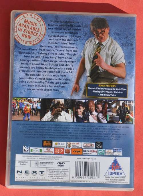 Leon Schuster SCHUKS TSHABALALA`S SURVIVAL GUIDE TO SOUTH AFRICA original DVD in top condition