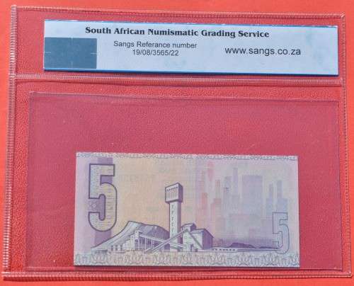 R5 1978, Hern #447, prefix B6, Sangs graded CHOICE UNC 64