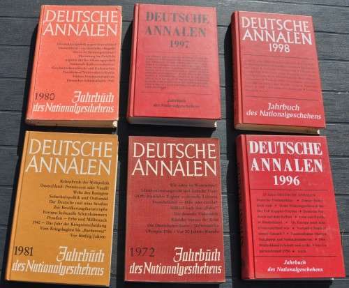 Collection of DEUTSCHE ANNALEN, vintage anthologies by nationalist authors on international affairs