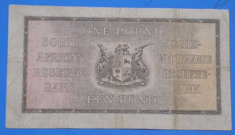 1 Pound 1943, prefix A/130, J. Postmus, only issue ***VF***