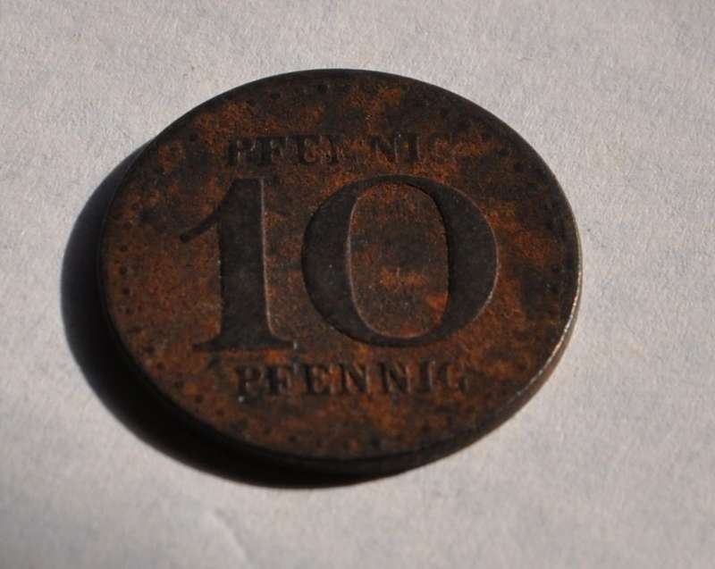 GERMANY / DEUTSCHES REICH 10 Pfennig 1919 Stadt Naumburg