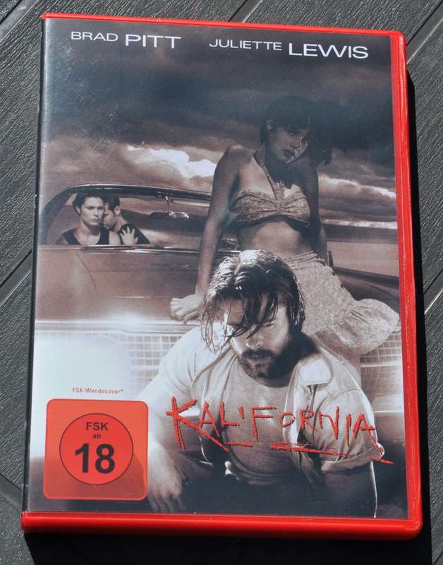BRAD PITT Kalifornia JULIETTE LEWIS , original DVD, rare movie - only watched once