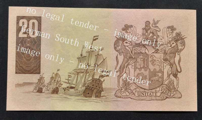 1990 South Africa 20 Rand Coin AF Prefix E/A CL Stals 1st Issue AU