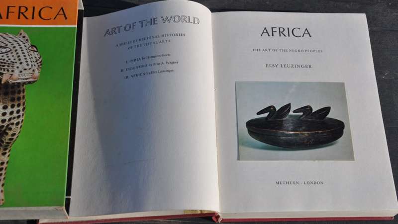 ART OF AFRICA. The Art of the Negro People -  by Elsy Leuzinger (1960)